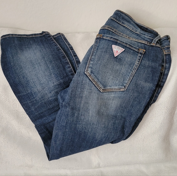 Guess Women's Dark Blue Skinny Jeans size 27 - Picture 1 of 7